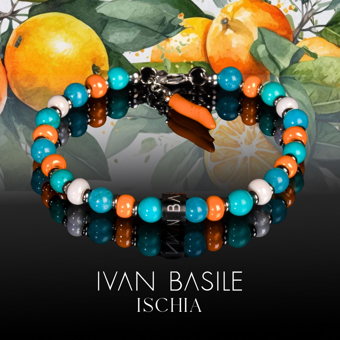 ISCHIA Bracciale 6 mm Gancio