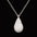 COLLANA CIONDOLO GOCCIA ZIRCONI