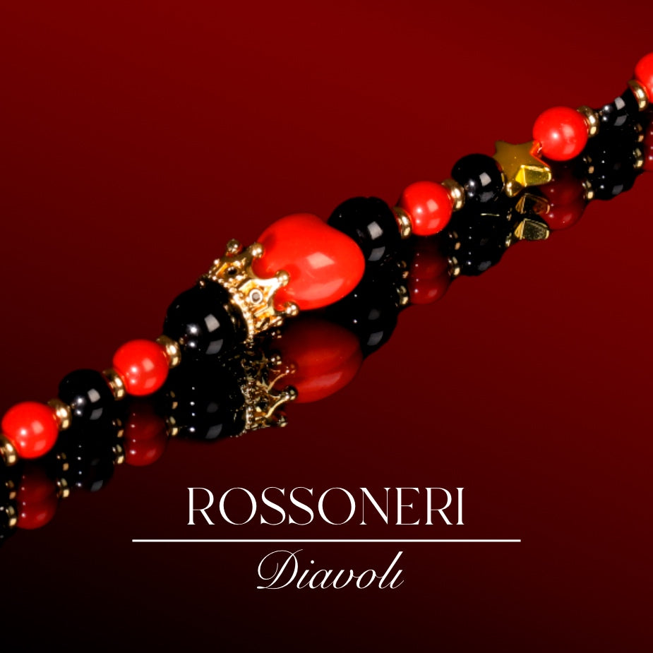 ROSSO NERI GOLD SPECIAL EDITION GANCIO ACCIAO 6 MM
