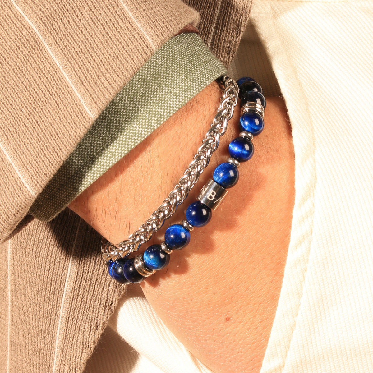CARLOS Bracciale elastico 8mm